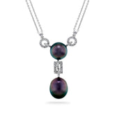 Tahitian Pearl & Diamond Necklace - Dracakis Jewellers